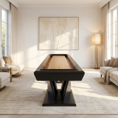 Luxury Walnut Shuffleboard Table 9 Ft – Blackwell Monarc™